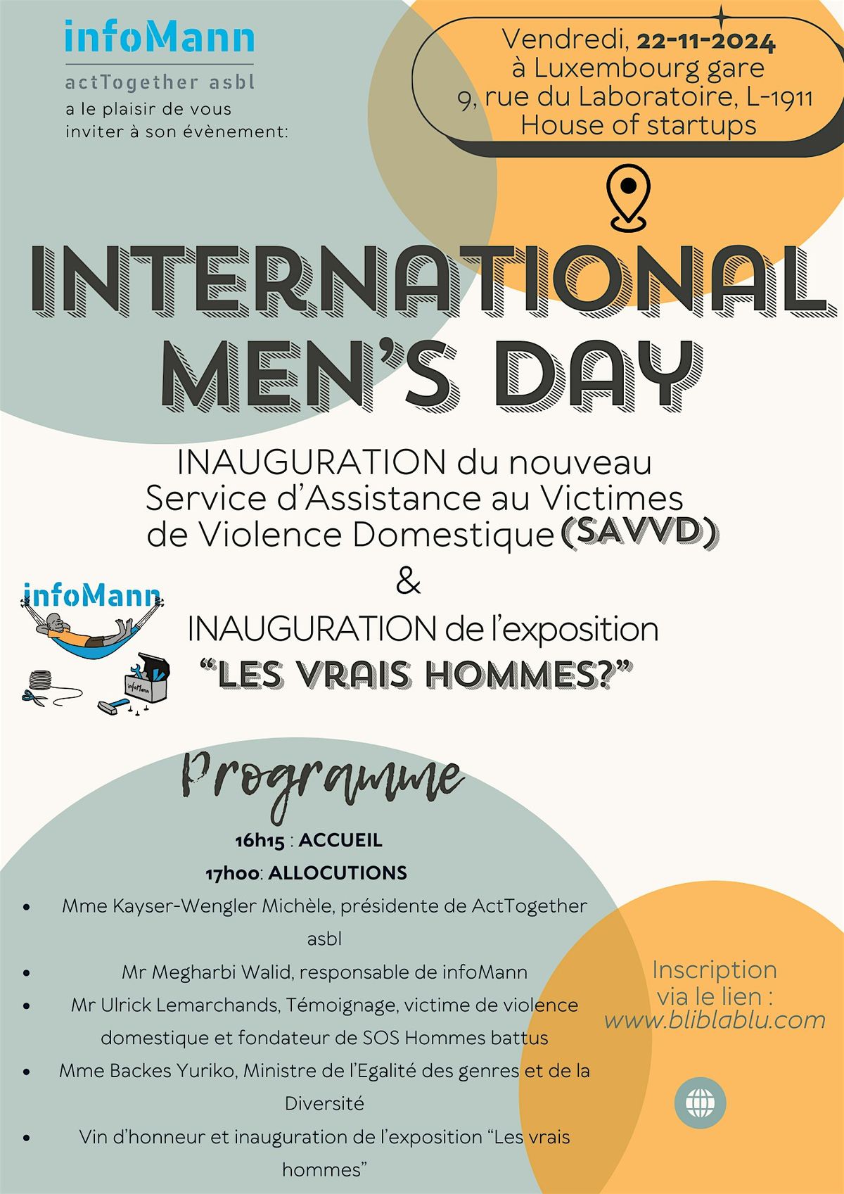 Internationnal Men's Day infoMann