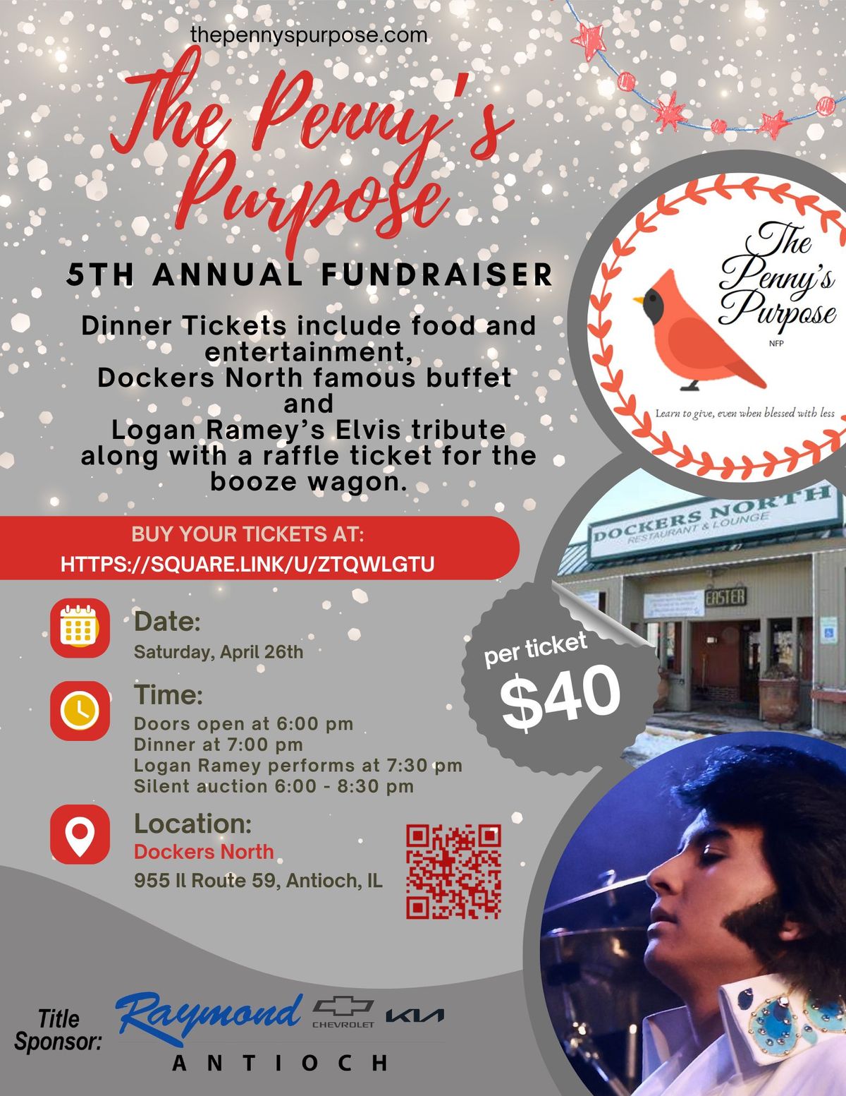 The Penny's Purpose Fifth Annual Fundraiser and Silent Auction 