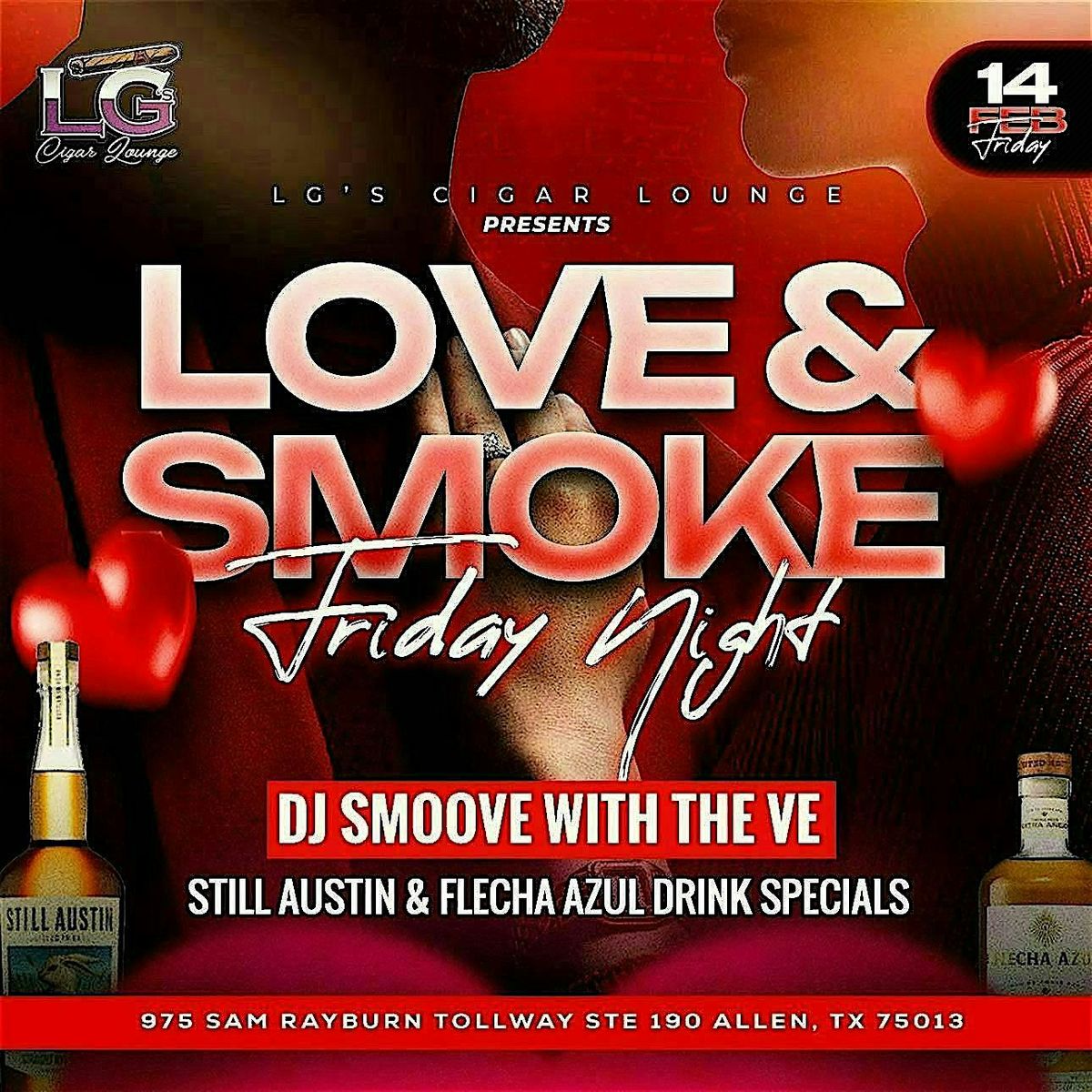 LG's Cigar Lounge Presents Love & Smoke Valentines Edition