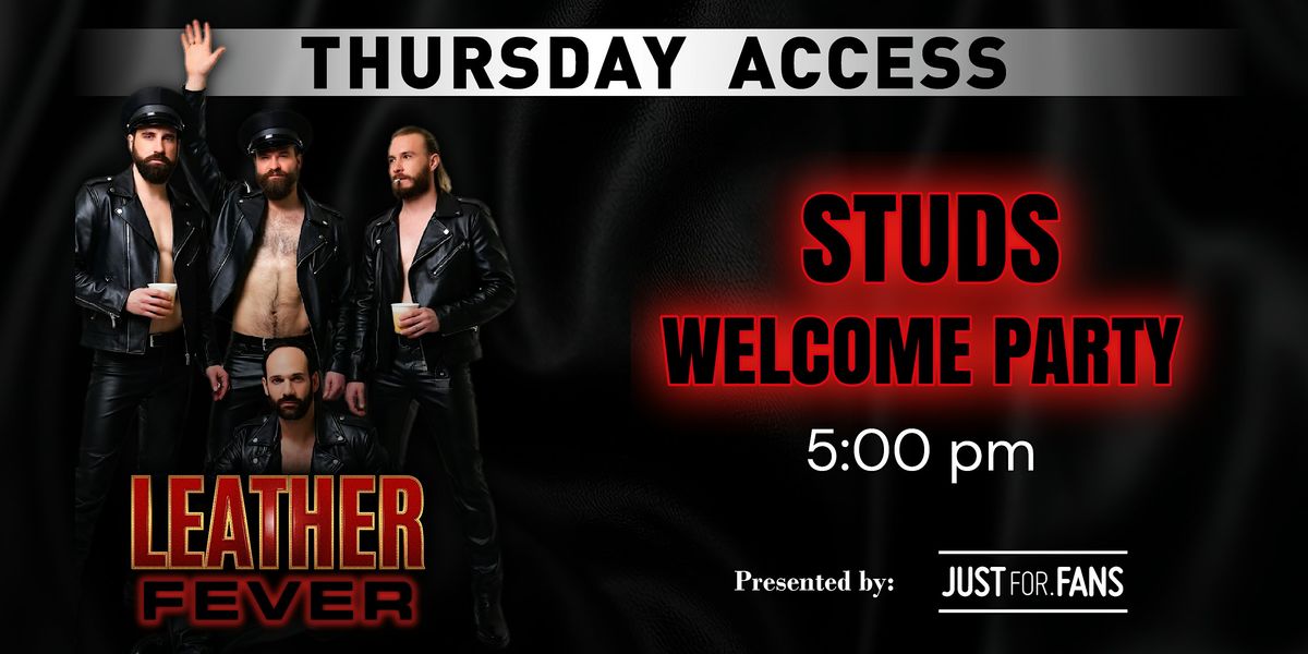 Leather Fever 2025 | THURSDAY JUEVES NOV 20th | Welcome Party at STUDS BAR