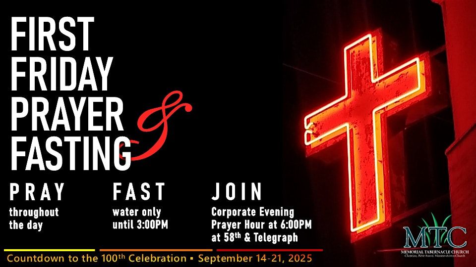 First Friday Evening Prayer Hour