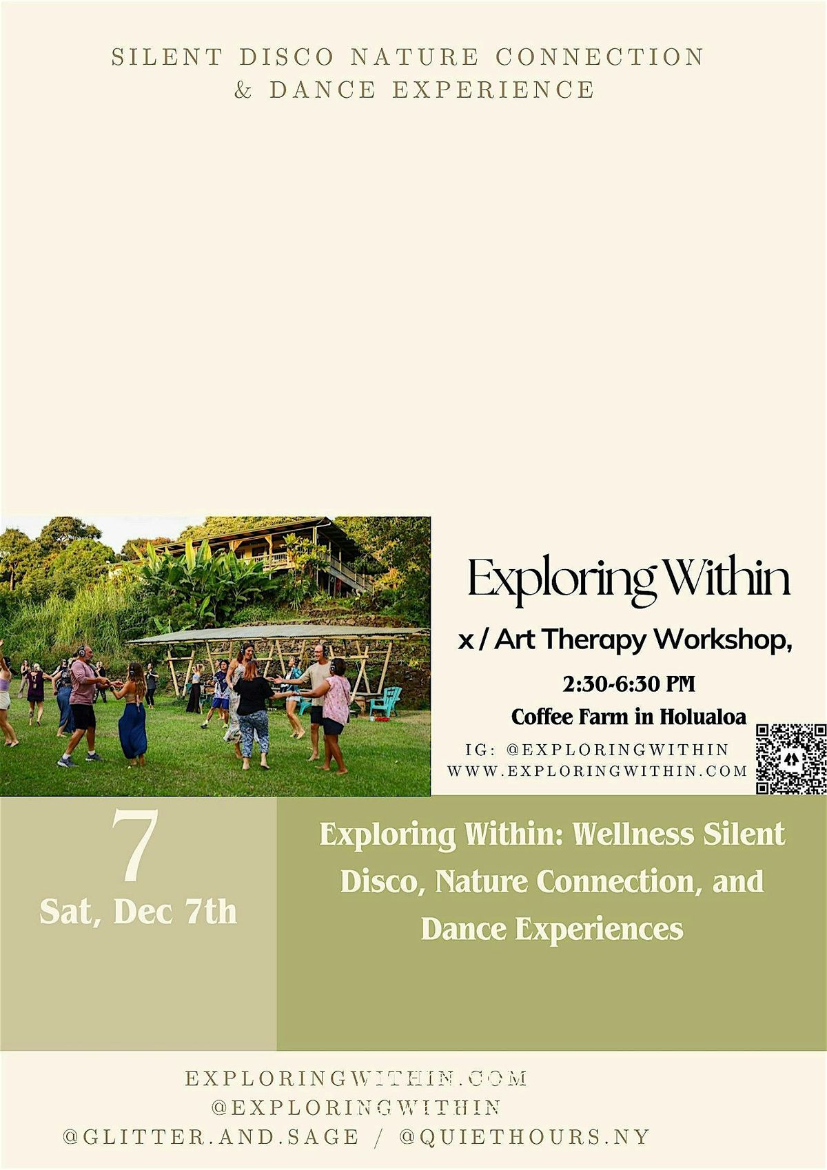 Exploring Within: Wellness Silent Disco x Art Therapy Workshop