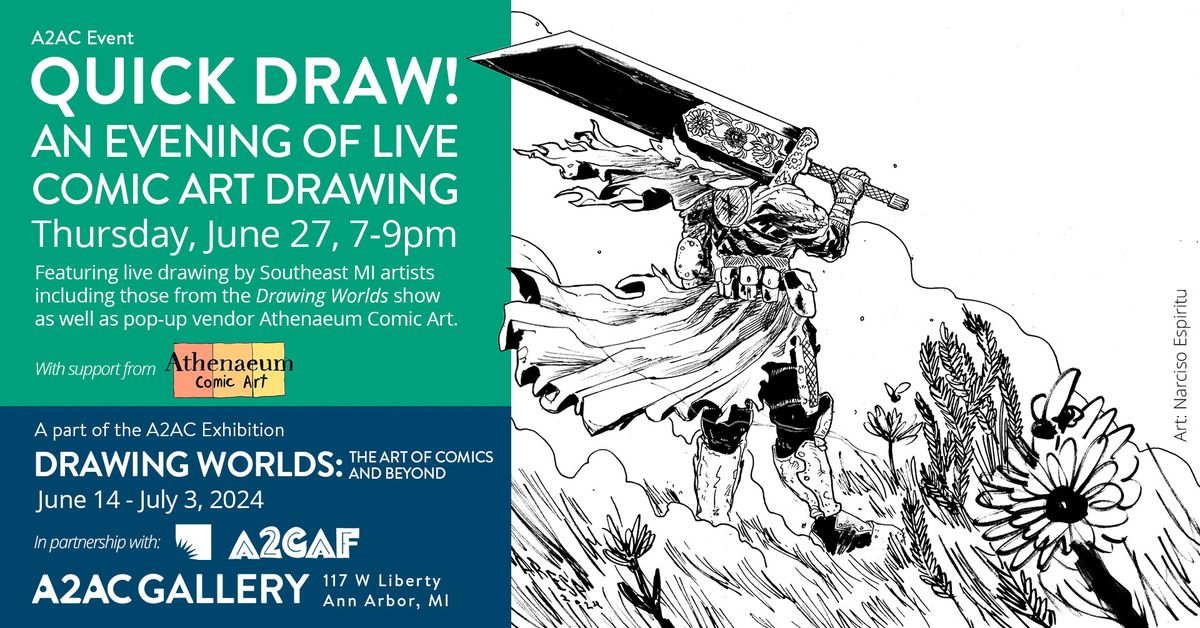 Quick Draw! An Evening of Live Comic Art Drawing