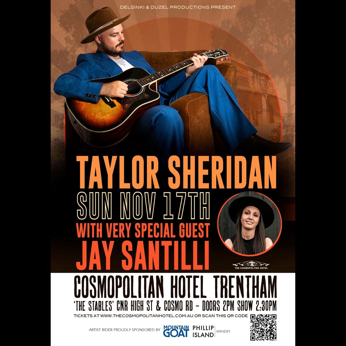 Taylor Sheridan with Special Guest Jay Santilli - Live at the Cosmo