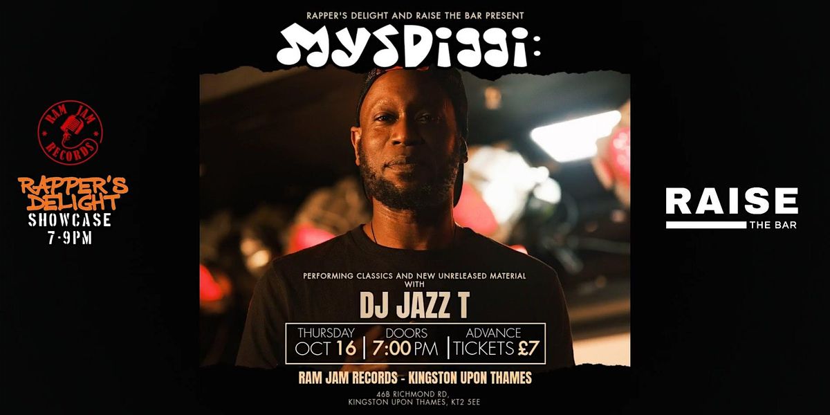 Mysdiggi w\/ DJ Jazz T Live at Ram Jam Records, October 16th 2025