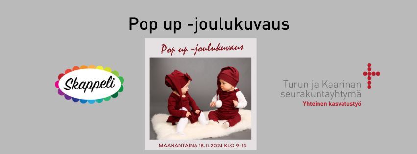 Lis\u00e4\u00e4 aikoja, Pop up jouluinen valokuvaus Skappelissa