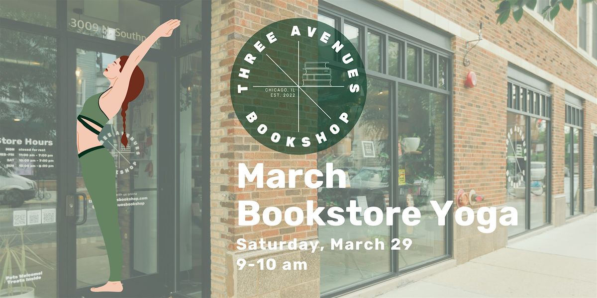 BYOMat Bookstore Yoga for March