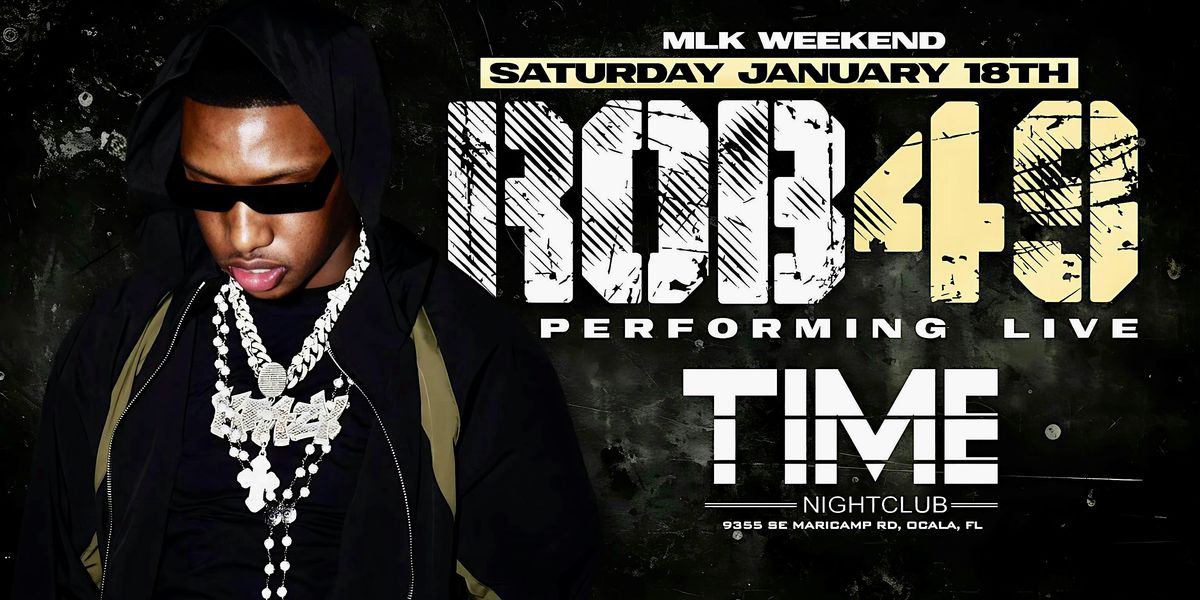 ROB49 PERFORMING LIVE Saturday January 18th MLK Weekend @ Time Ocala Fl