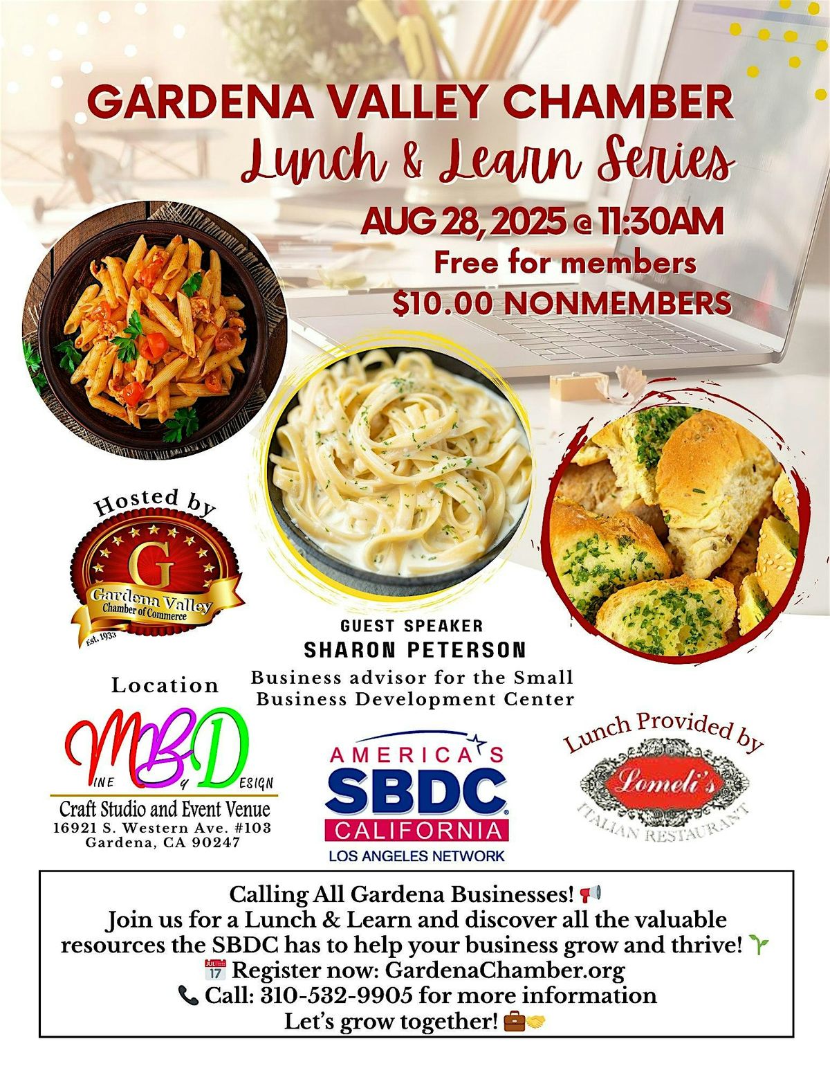 Gardena Chamber Lunch & Learn Series:  Small Business Development Center