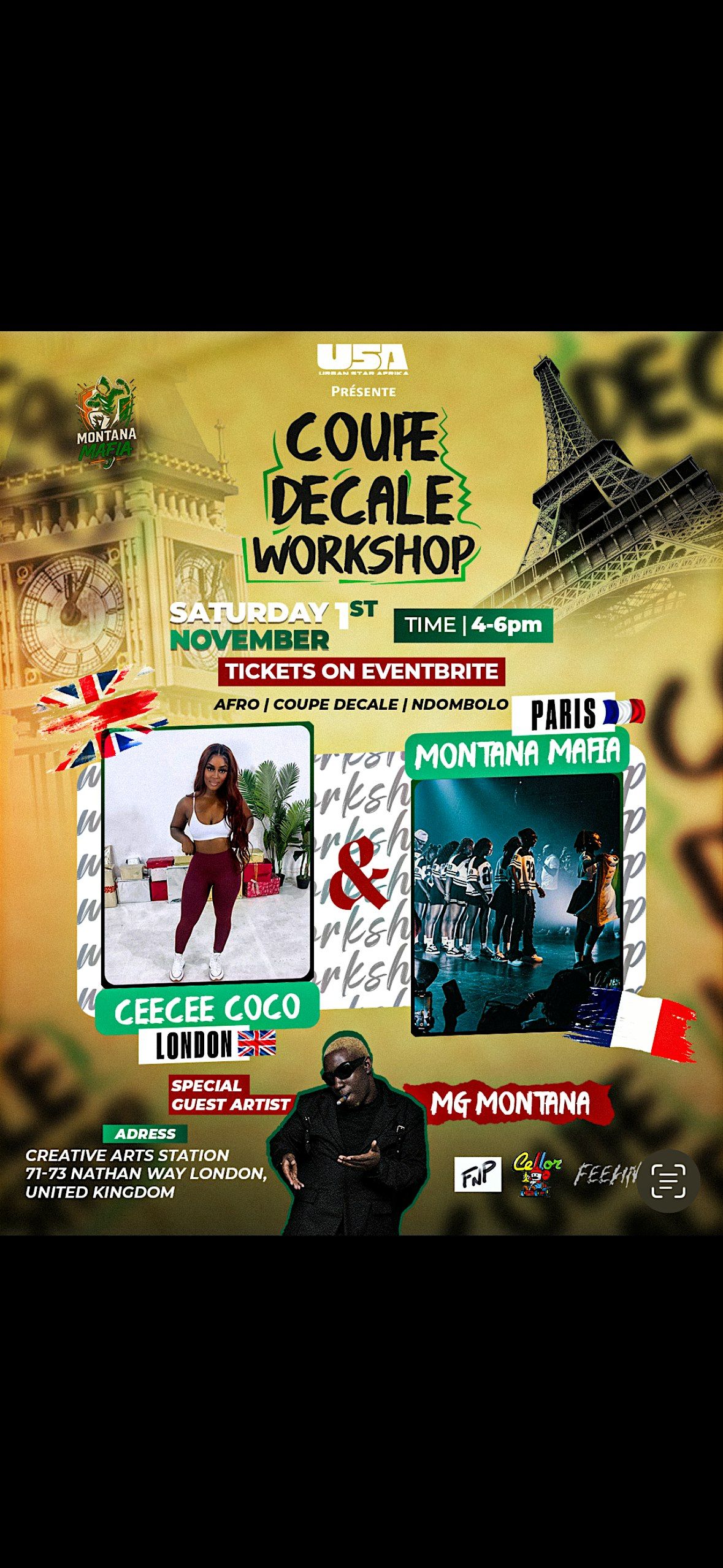 Coup\u00e9 d\u00e9cal\u00e9 workshop