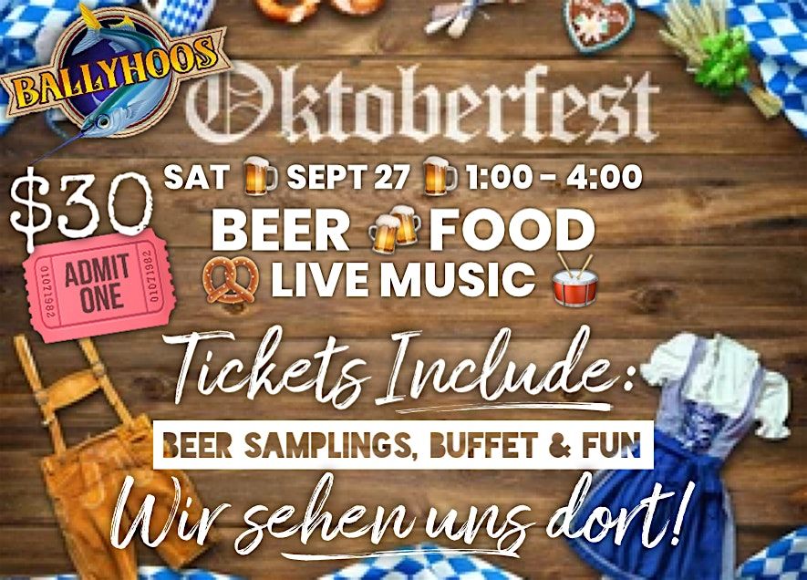 Oktoberfest Celebration at Ballyhoos!