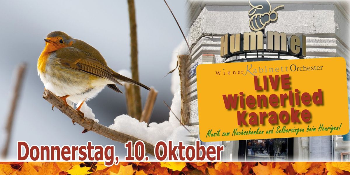 LIVE-Wienerlied Karaoke im Wiener Kaffeehaus Hummel!