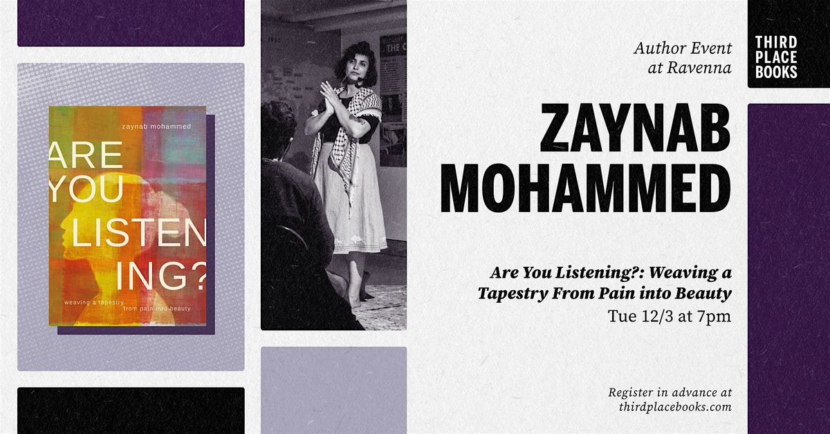 Zaynab Mohammed presents 'Are You Listening?'