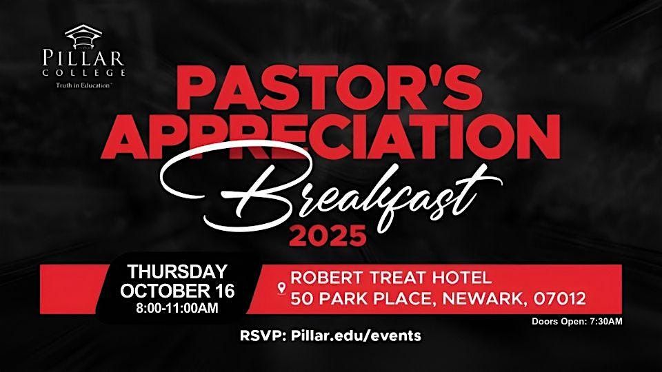 Pastors Appreciation Breakfast 2025 - Pillar College