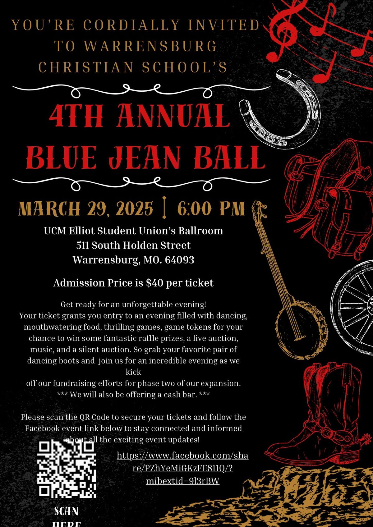 \ud83d\udc56Warrensburg Christian School\u2019s 4th Annual Blue Jean Ball \ud83d\udc56