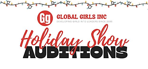 Audition for Girls\u2019 Holiday Play!  \u2013 \u201cHouse for the Holidays"