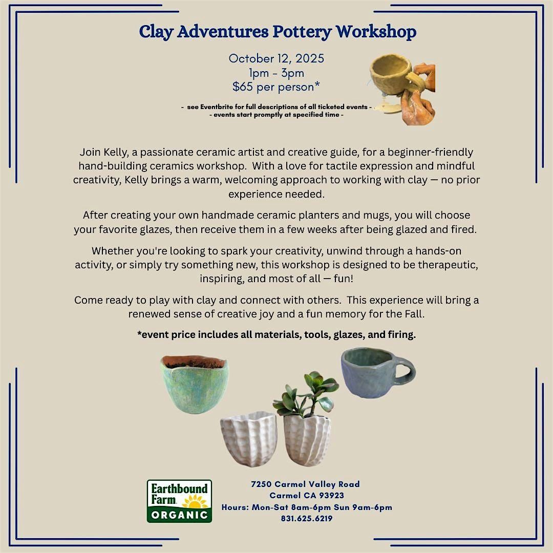 Clay Adventures Pottery Workshop