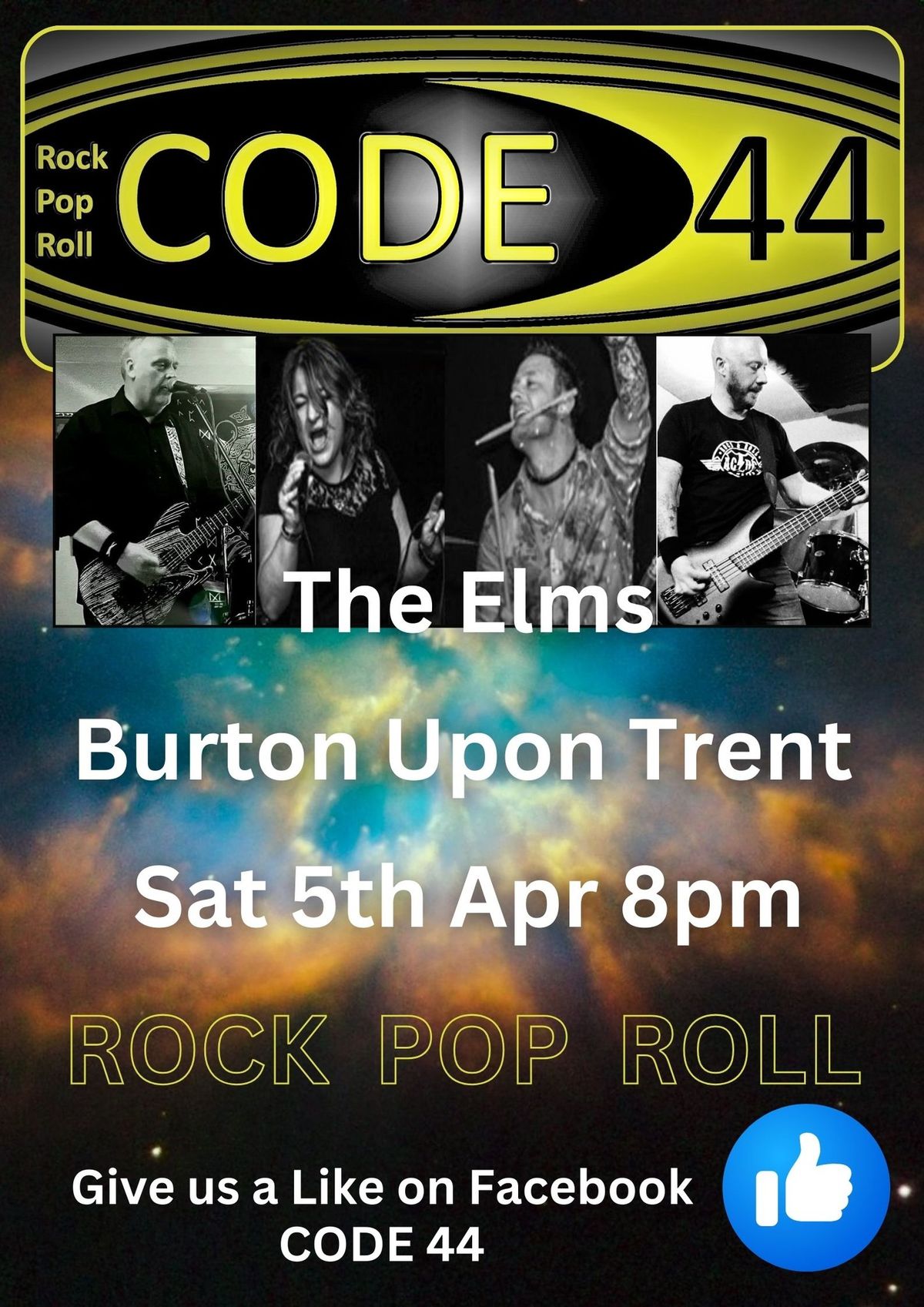 Code44 Gig, The Elms, Burton Upon Trent