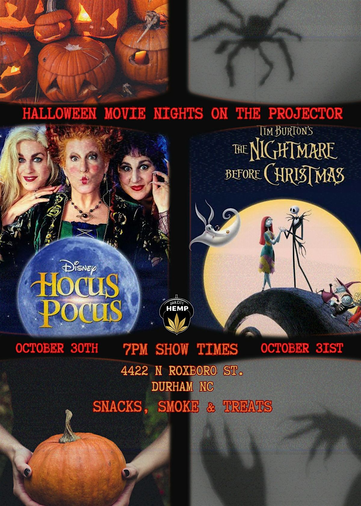 Halloween Movie Nights @ the lounge!