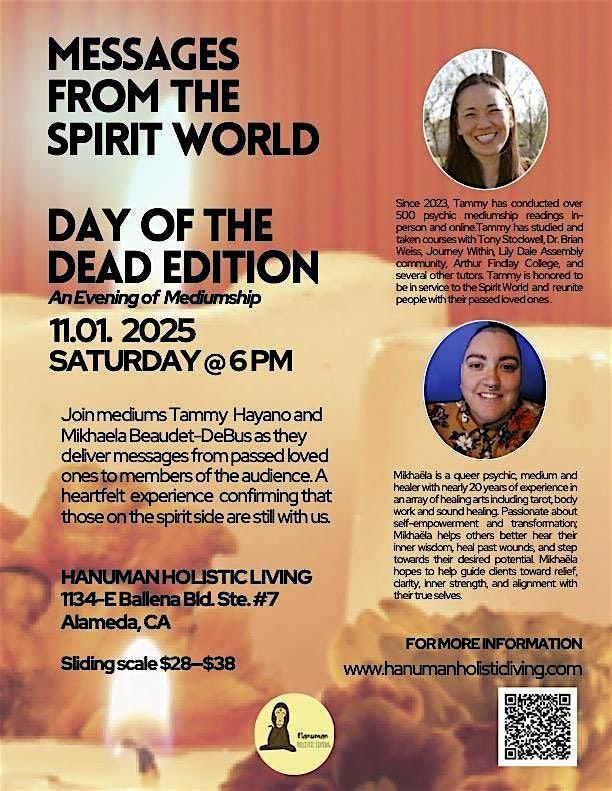 Messages from the Spirit World\u2014 Day of the Dead Edition