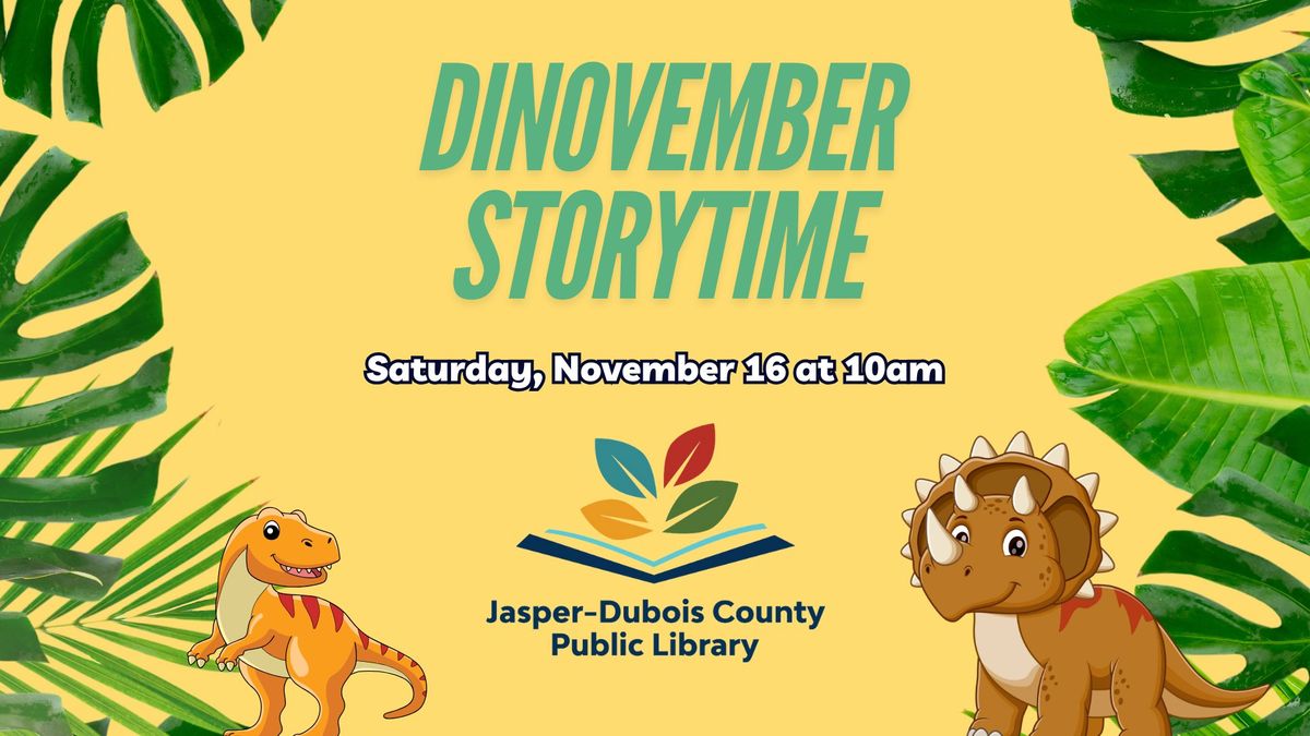 Dinovember Storytime