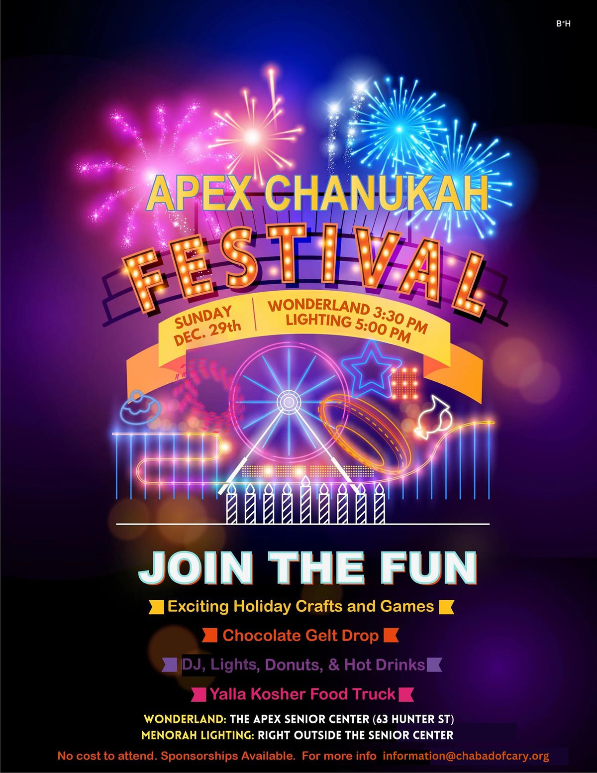 Apex Chanukah Festival