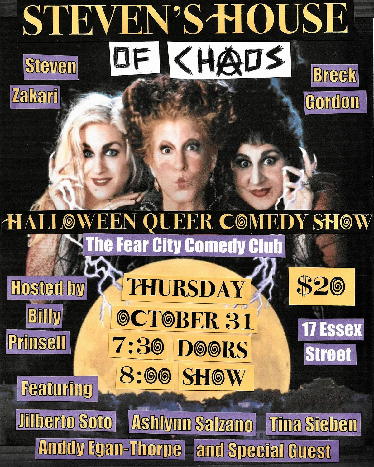 Halloween Queer Comedy Show in the LES