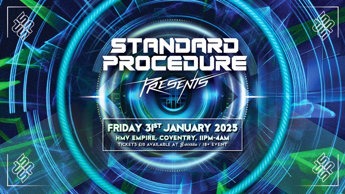 Standard Procedure \u2018Presents\u2019 FULL LINE UP TBA