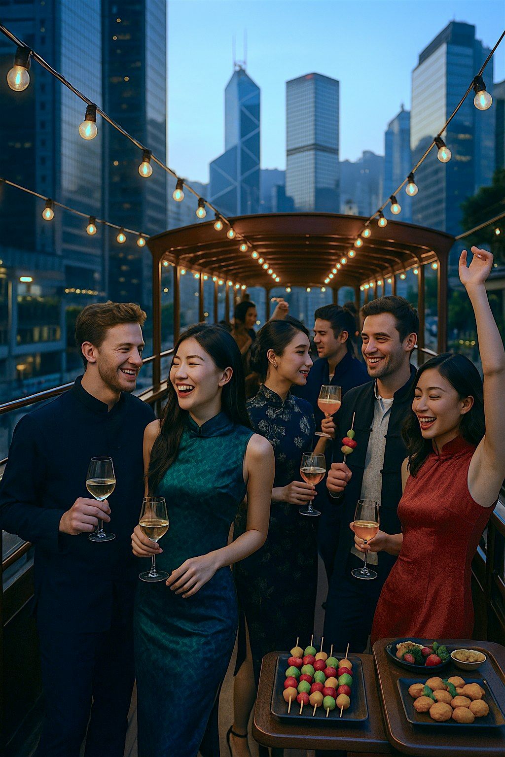 HK Party Tram Sunset Tour