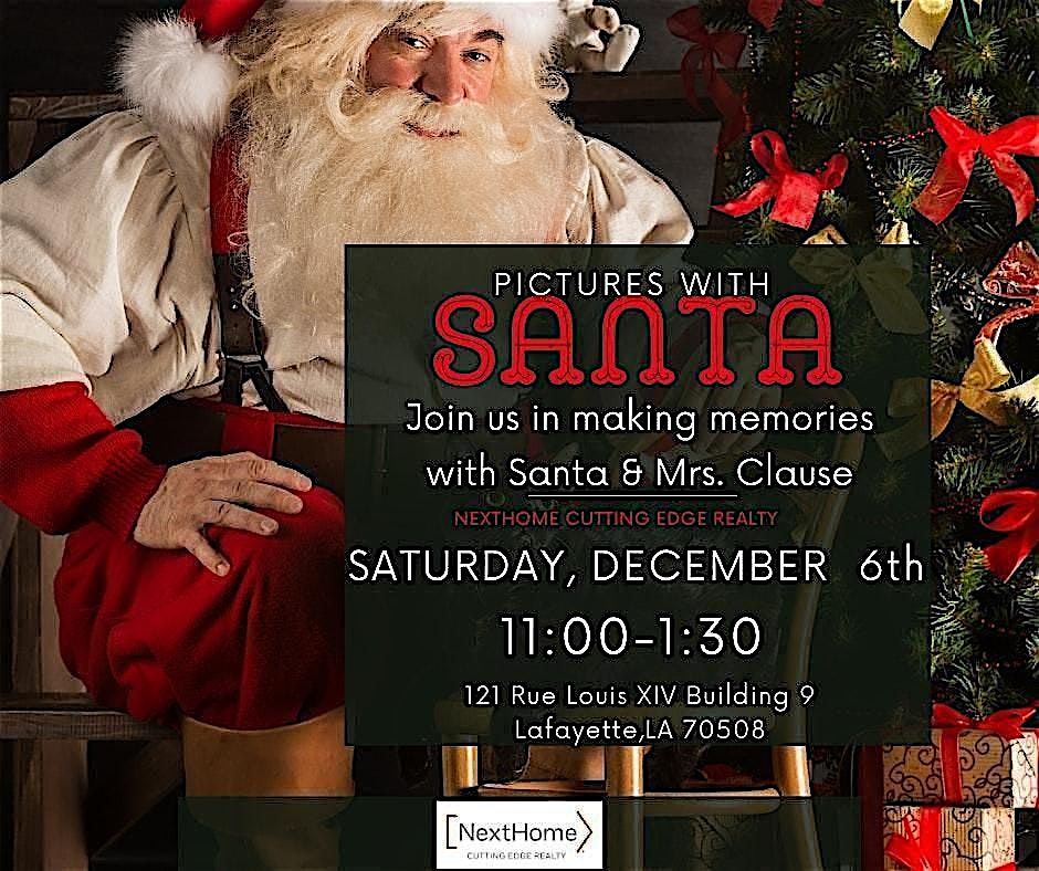 Join us for pictures with Santa and Mrs.Clause.