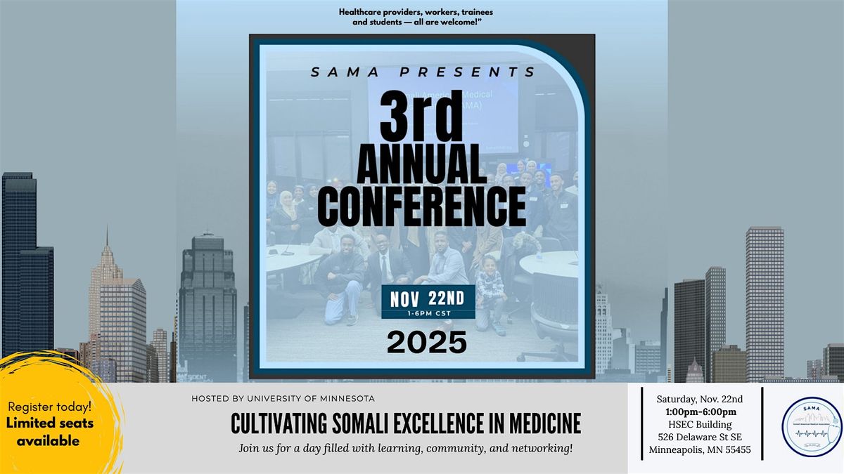 Somali American Medical Association 3rd Annual Conference 2025