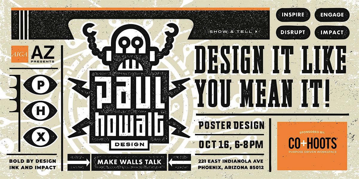 Poster Design: A Workshop with Paul Howalt