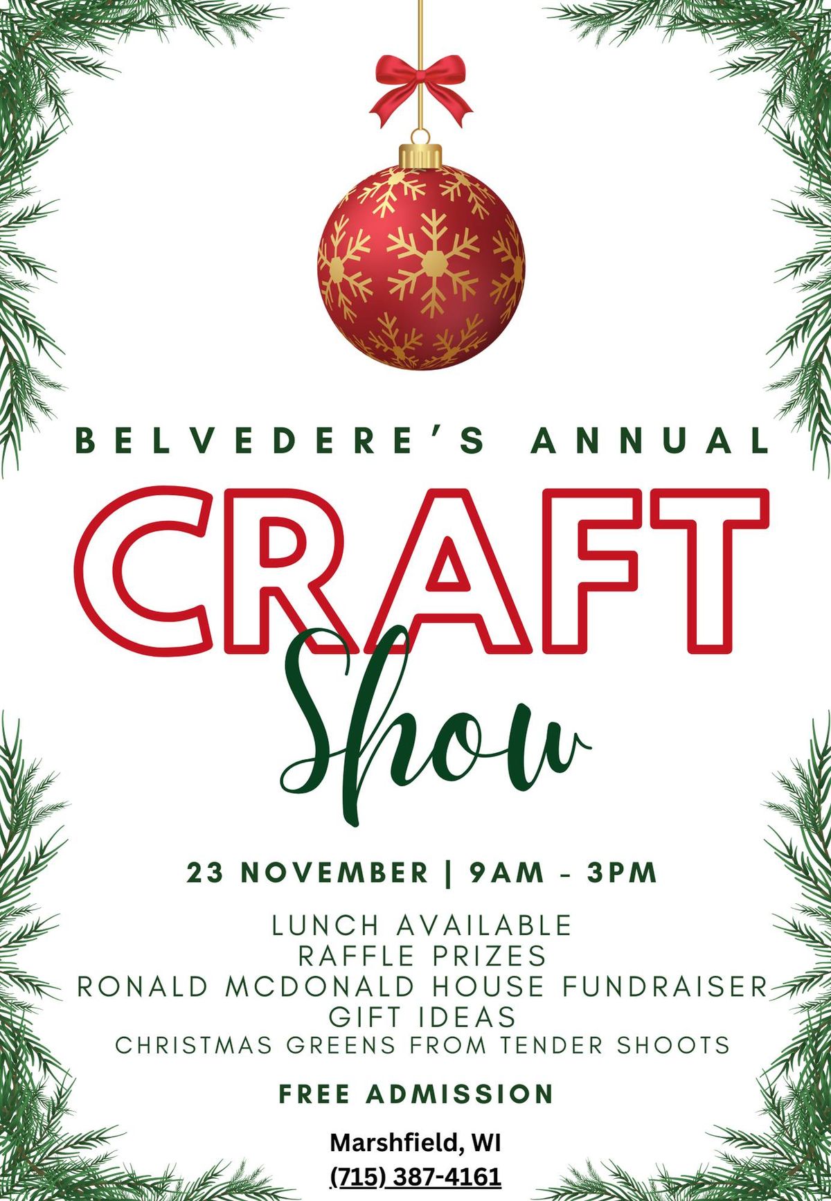 Belvedere's Annual Craft Show