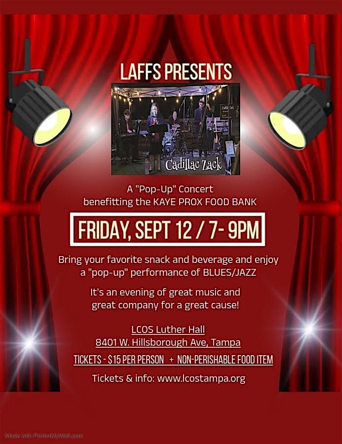LAFFS Presents - A Pop-up Concert and Social Evening