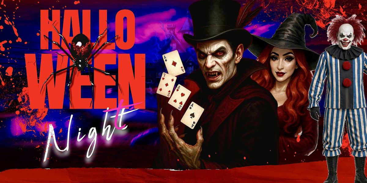 Halloween Dinner & MAGIC SHOW\/HAUNTED HOUSE\/PHOTOBOOTH\u2013 Horror Night Party