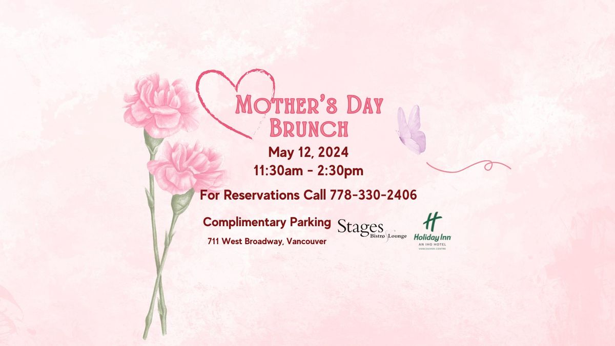 Mother's Day Brunch at Stages Bistro & Lounge