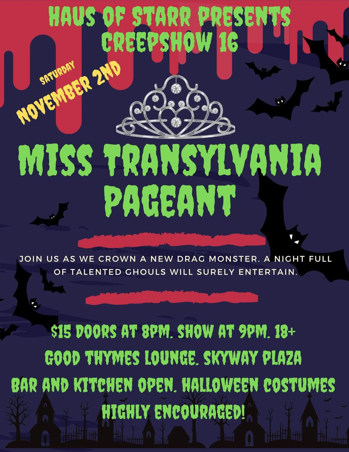 Creepshow 16: Miss(\/ter) Transylvania Pageant