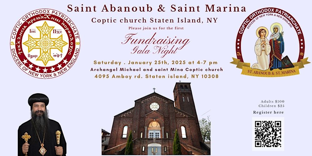 Saint Abanoub & Saint Marina Fundraising Gala Night - NY