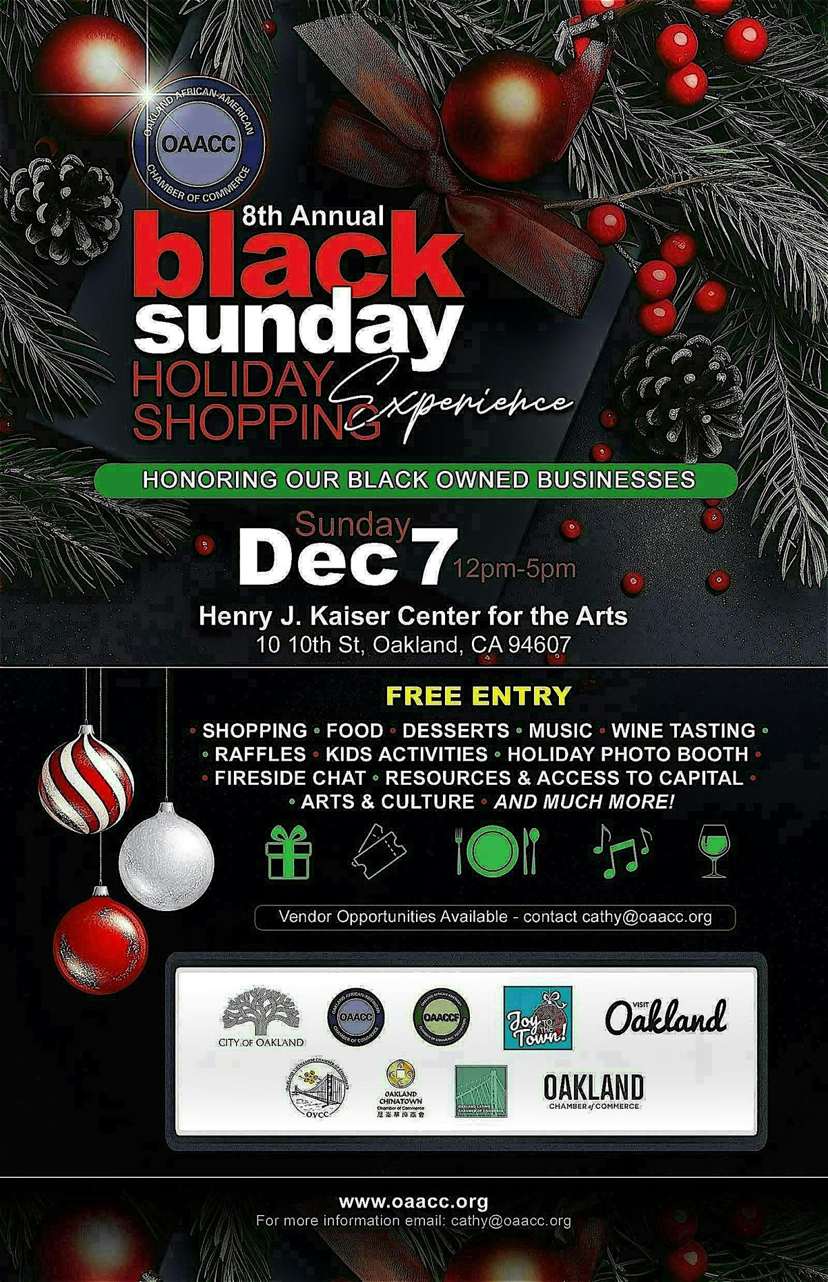8th Annual Black Sunday Holiday Shopping Experience