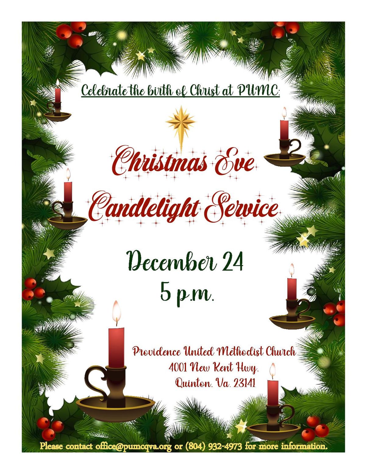 Christmas Eve Candlelight Service