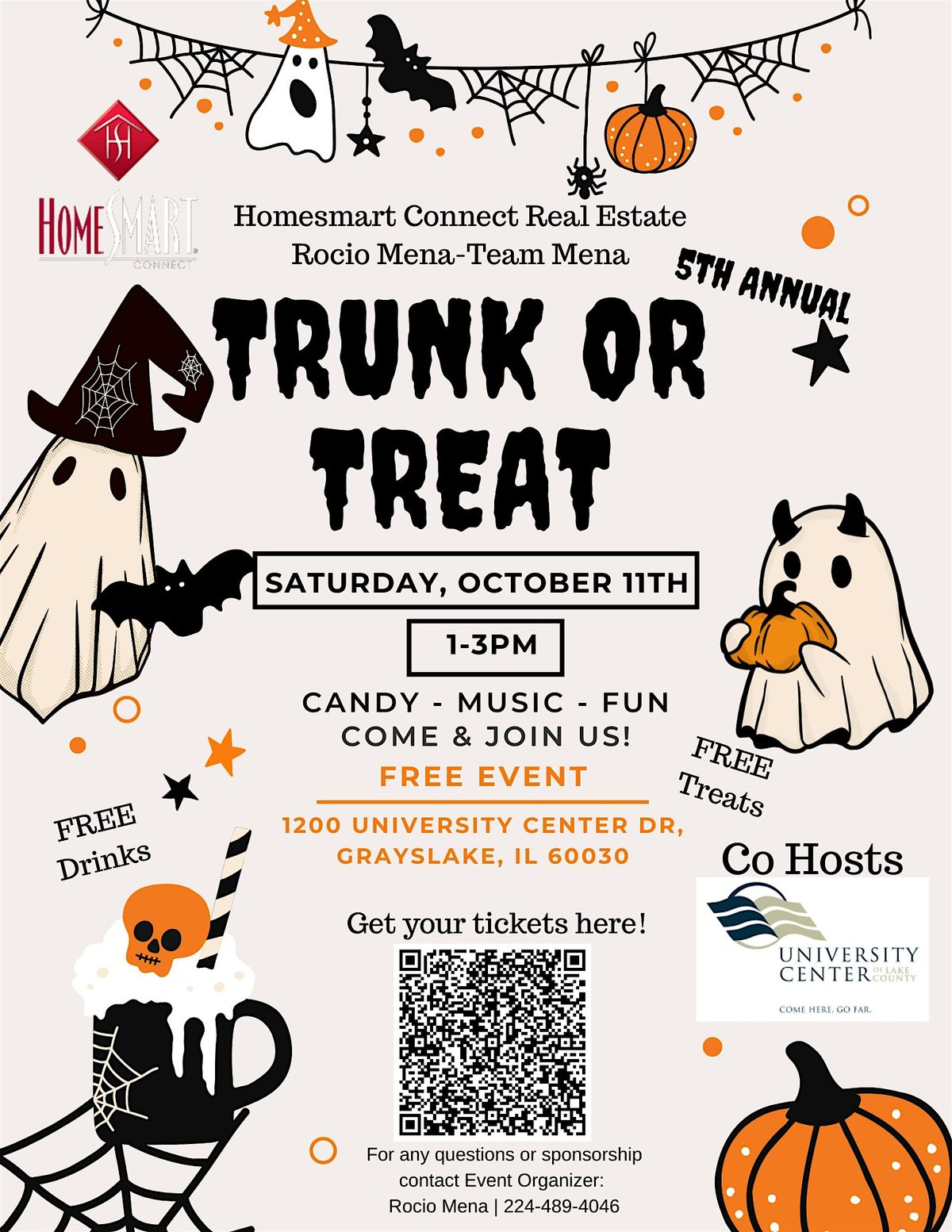 Boo Bash Trunk or Treat 2025 - Homesmart Connect Real Estate - Rocio Mena