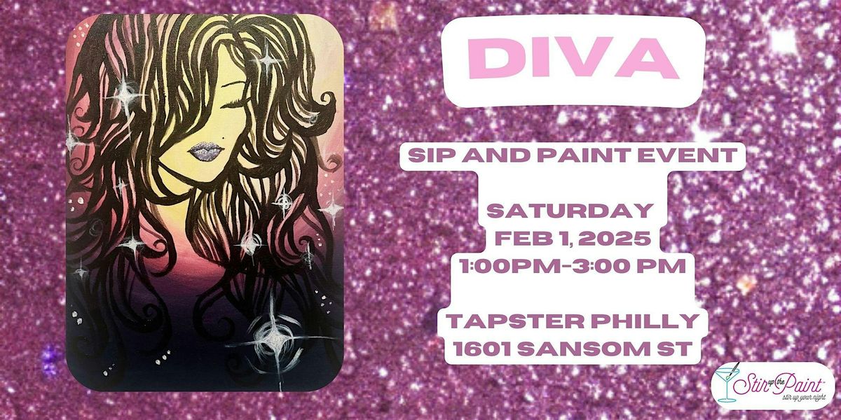 "Diva" Paint and Sip at Tapster Philly