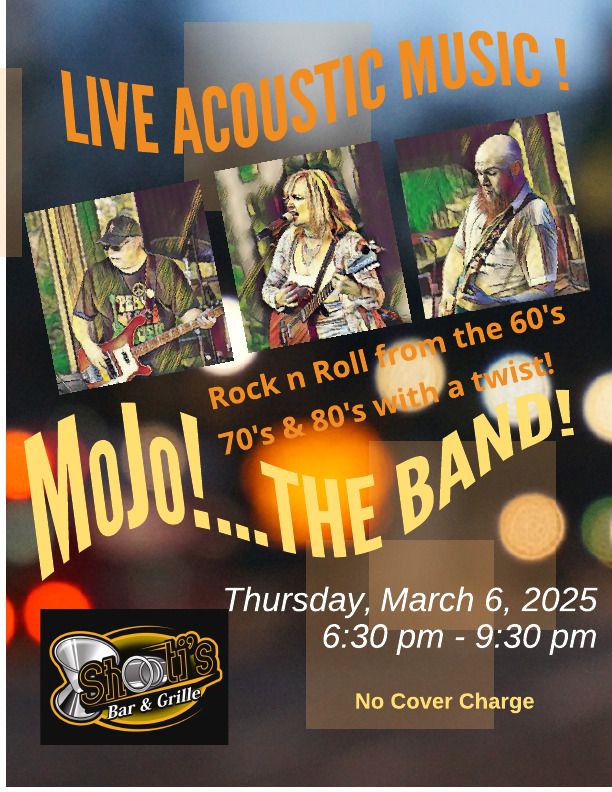 MoJo Acoustic @ Shooti's Bar & Grille-Thursday, March 6, 2025