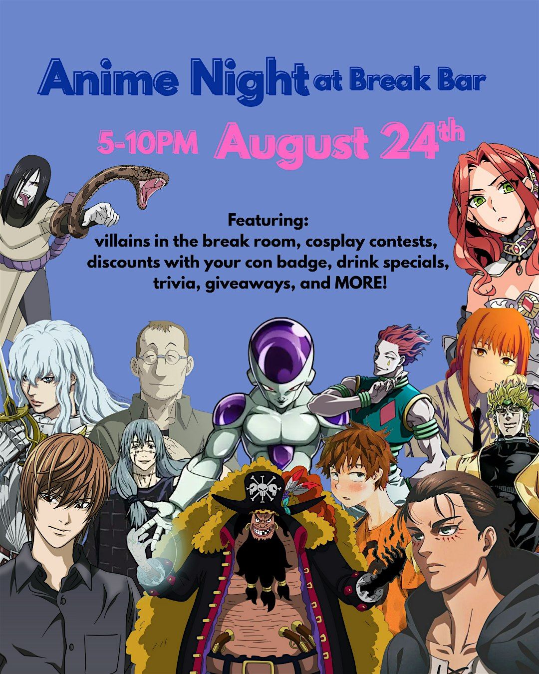 Break Bar's Anime Night
