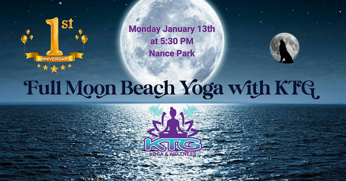 Full Wolf Moon Beach Yoga & Sound Community Event with Guest Cappy Franti