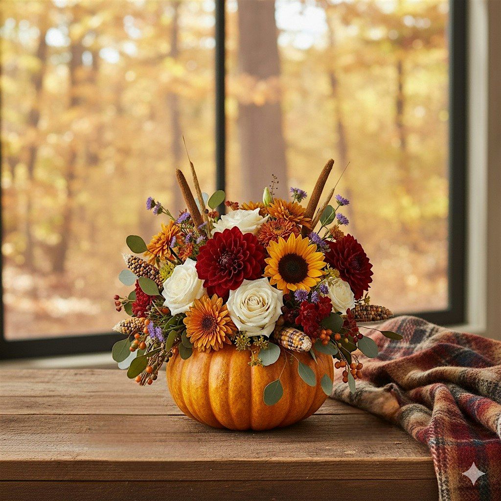 Floral Pumpkin Arrangement Class