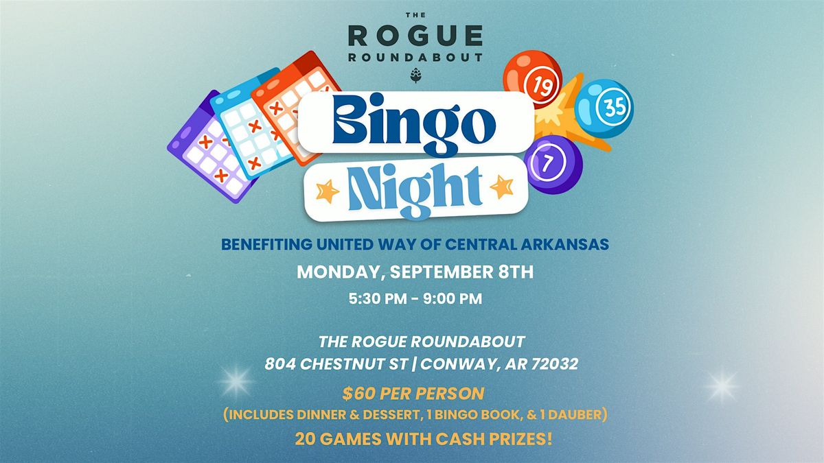 BINGO NIGHT - Benefiting the United Way of Central Arkansas