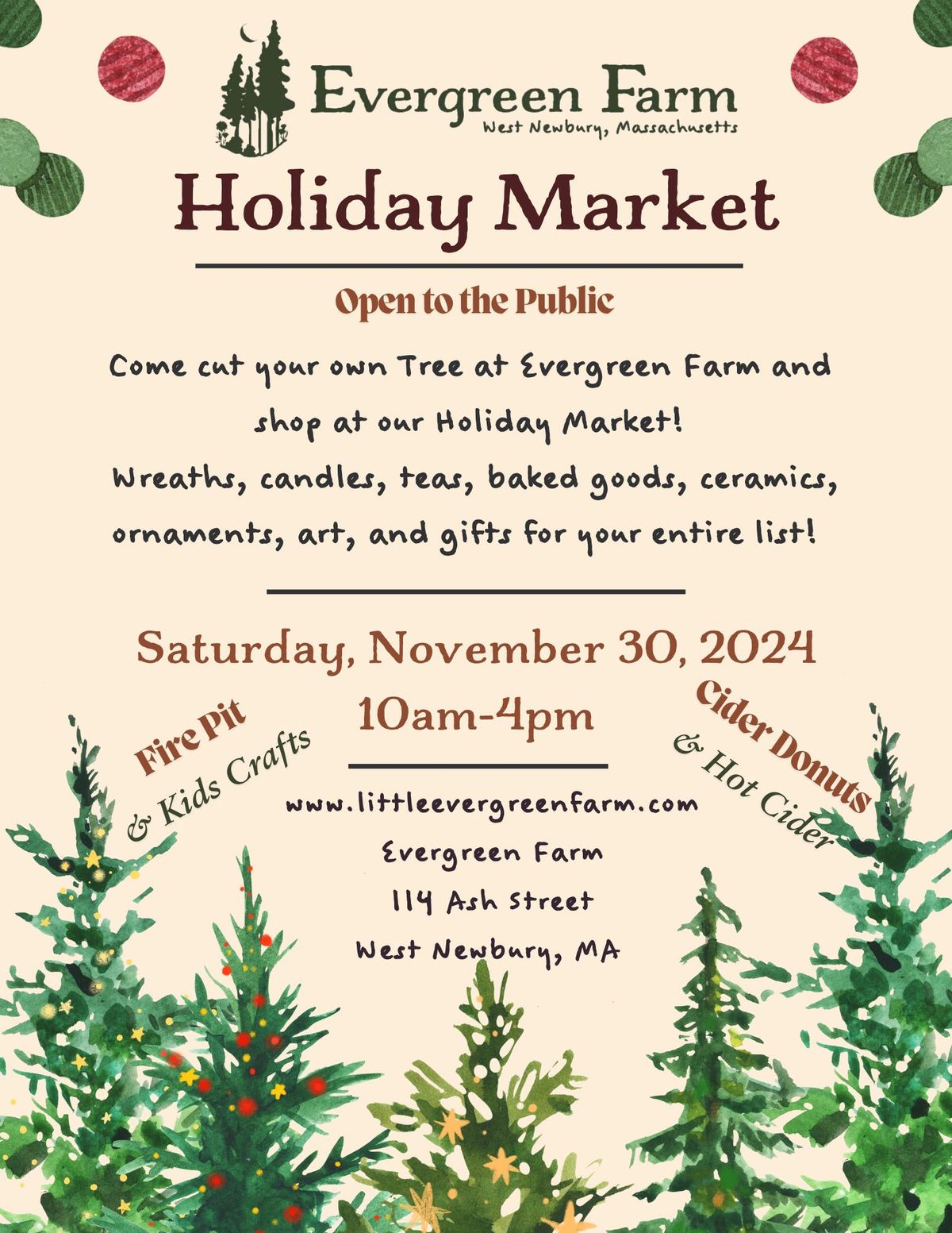 Evergreen Farm Holiday Market