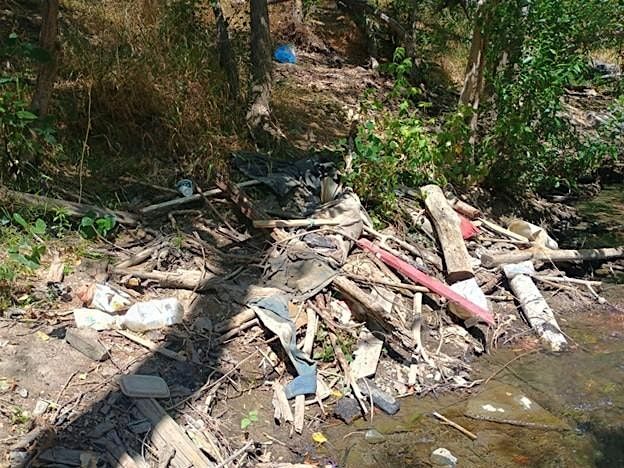 Mid-Week Cleanup Event on Guadalupe River at Coleman and Autumn Parkway