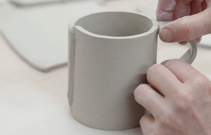 Clay handbuilding Mug